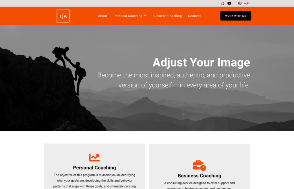 Image Adjusters Website Preview